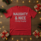 Naughty & Nice Christmas T-Shirt - PW213
