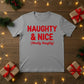 Naughty & Nice Christmas T-Shirt - PW213