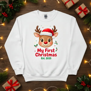 My First Christmas Reindeer Sweatshirt - PW218