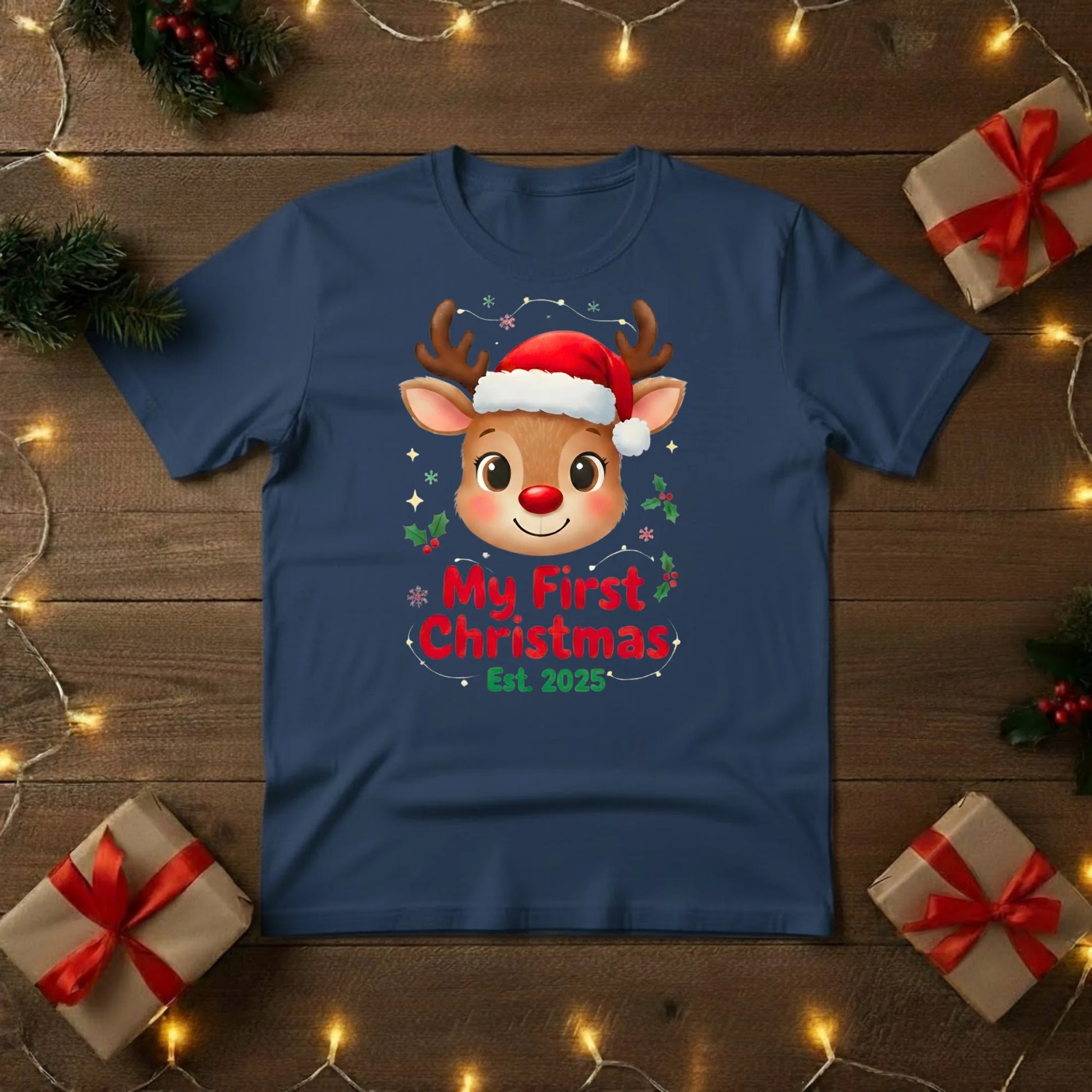 My First Christmas Reindeer T-Shirt - PW218
