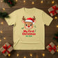 My First Christmas Reindeer T-Shirt - PW218