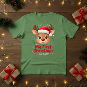 My First Christmas Reindeer T-Shirt - PW218