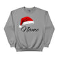 Personalised Christmas Sweatshirt with Custom Name and Santa Hat PW235