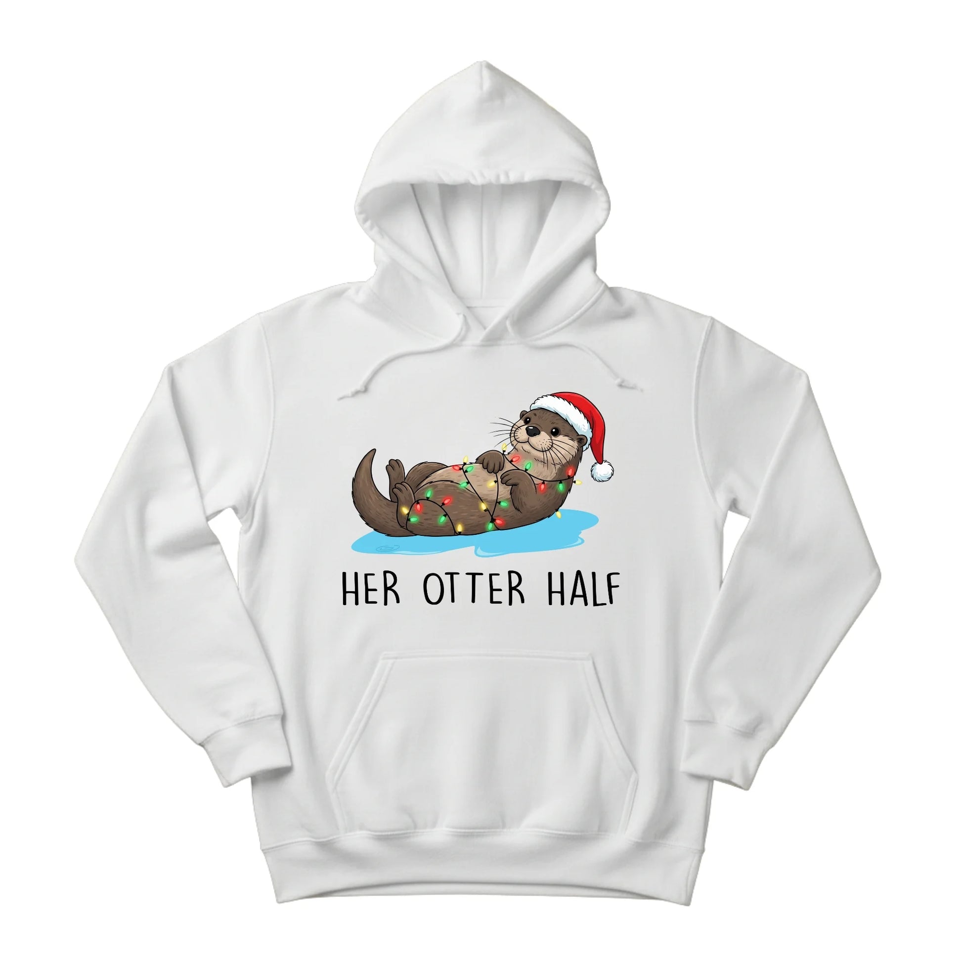 His/Her Otter Half Christmas Hoodie - PW221