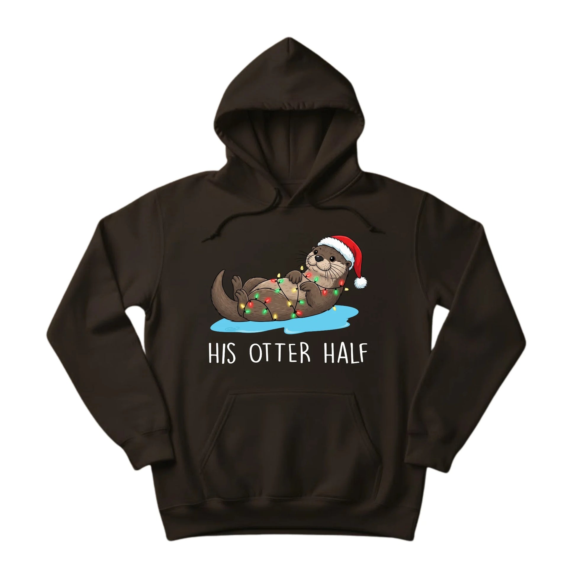 His/Her Otter Half Christmas Hoodie - PW221