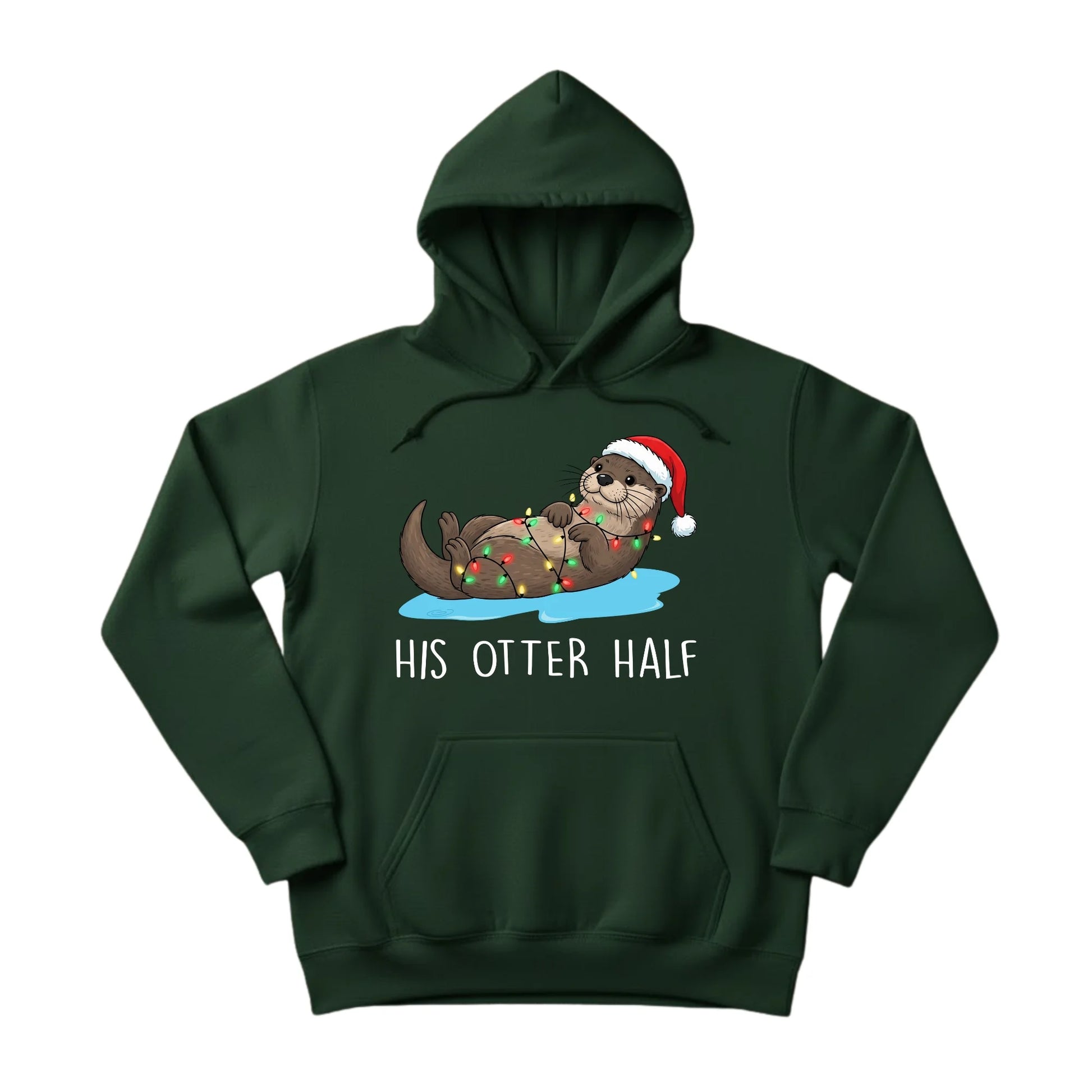 His/Her Otter Half Christmas Hoodie - PW221