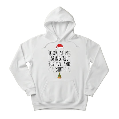 Look at Me Being Festive Christmas Hoodie - PW222