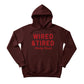 Wired & Tired Christmas Hoodie - PW225