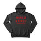 Wired & Tired Christmas Hoodie - PW225