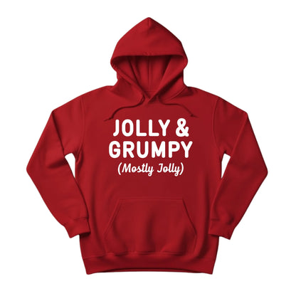 Jolly & Grumpy Christmas Hoodie - PW226
