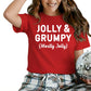 Jolly & Grumpy Christmas T-Shirt - PW226