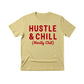 Hustle & Chill Christmas T-Shirt - PW227