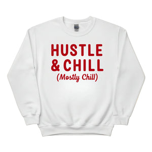 Hustle & Chill Christmas Sweatshirt - PW227