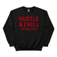 Hustle & Chill Christmas Sweatshirt - PW227