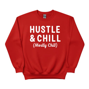 Hustle & Chill Christmas Sweatshirt - PW227