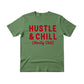 Hustle & Chill Christmas T-Shirt - PW227