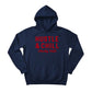 Hustle & Chill Christmas Hoodie - PW227