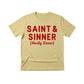 Saint & Sinner Christmas T-Shirt - PW228