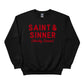 Saint & Sinner Christmas Sweatshirt - PW228