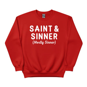 Saint & Sinner Christmas Sweatshirt - PW228