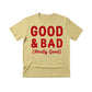 Good & Bad Christmas T-Shirt - PW229