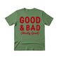 Good & Bad Christmas T-Shirt - PW229
