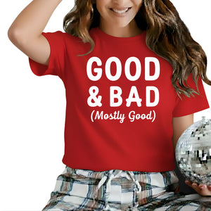 Good & Bad Christmas T-Shirt - PW229