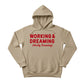 Working & Dreaming Christmas Hoodie - PW231