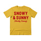 Snow & Sunny Christmas T-Shirt - PW232