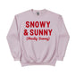 Snow & Sunny Christmas Sweatshirt - PW232
