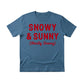 Snow & Sunny Christmas T-Shirt - PW232