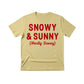 Snow & Sunny Christmas T-Shirt - PW232