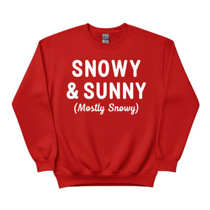 Snow & Sunny Christmas Sweatshirt - PW232