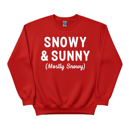 Snow & Sunny Christmas Sweatshirt - PW232