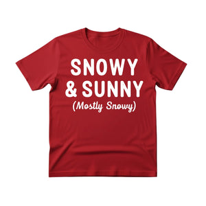 Snow & Sunny Christmas T-Shirt - PW232