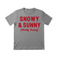 Snow & Sunny Christmas T-Shirt - PW232