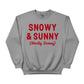 Snow & Sunny Christmas Sweatshirt - PW232