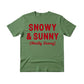 Snow & Sunny Christmas T-Shirt - PW232