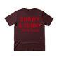Snow & Sunny Christmas T-Shirt - PW232