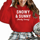 Snow & Sunny Christmas Hoodie - PW232