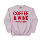 Coffee & Wine Christmas Sweatshirt - PW234