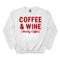 Coffee & Wine Christmas Sweatshirt - PW234