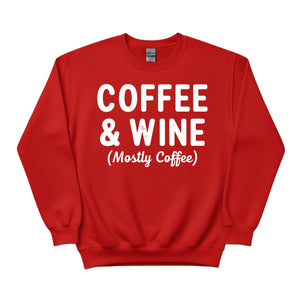 Coffee & Wine Christmas Sweatshirt - PW234