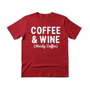 Coffee & Wine Christmas T-Shirt - PW234