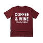 Coffee & Wine Christmas T-Shirt - PW234