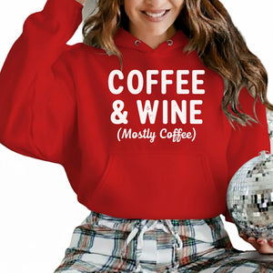Coffee & Wine Christmas Hoodie - PW234