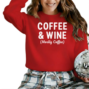Coffee & Wine Christmas Sweatshirt - PW234