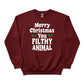 Merry Christmas  You Filthy Animal Christmas Sweatshirt - PW242