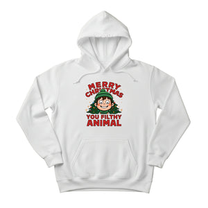Merry Christmas You Filthy Animal Hoodie - PW243