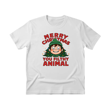 Merry Christmas You Filthy Animal T-Shirt - PW243